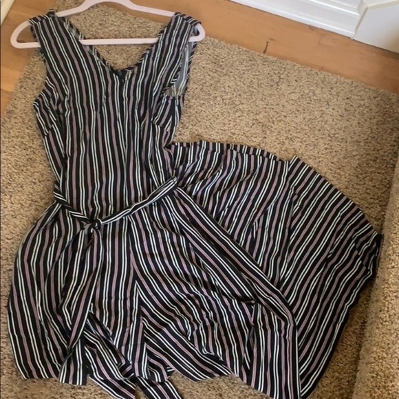 Max Studio Striped Jumpsuit - Picture 4 of 5